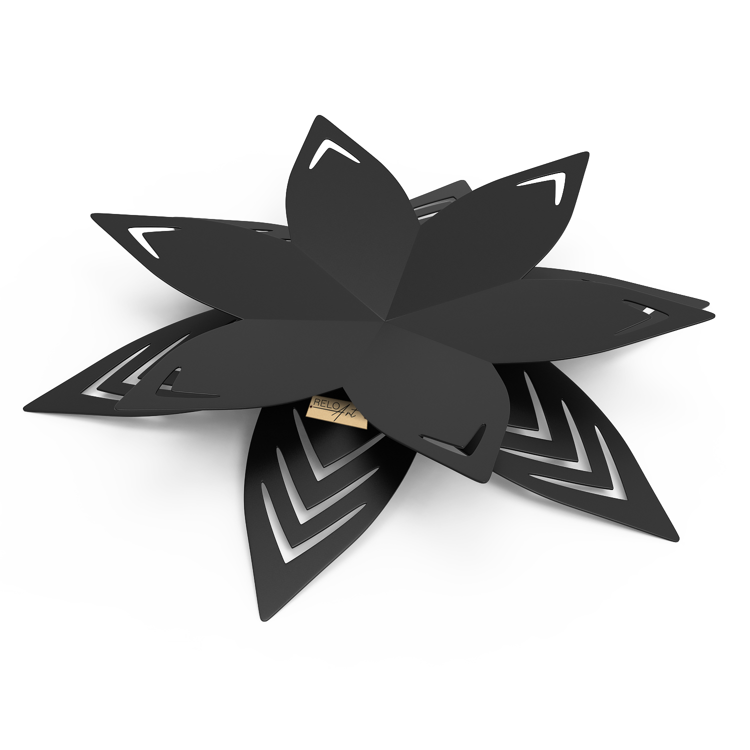 Levél formájú tűzrakó